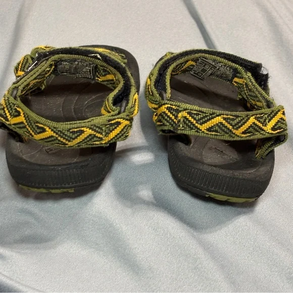 TEVA Hurricane XLT 2 Casual Sandals- Green/Yellow/Black TODDLERS SZ 7 - Picture 3 of 7